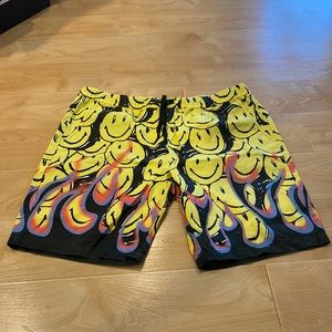 Chinatown Market Smiley Flame Shorts